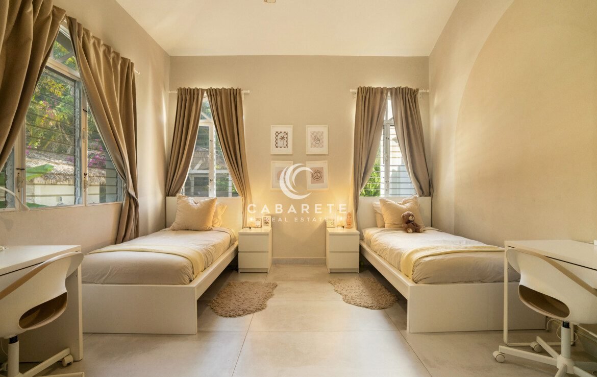 Bright guest room in walk-to-Encuentro Beach villa