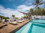 Infinity swimming pool at luxury beachfront community in Cabarete