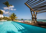 Infinity swimming pool at luxury beachfront community in Cabarete