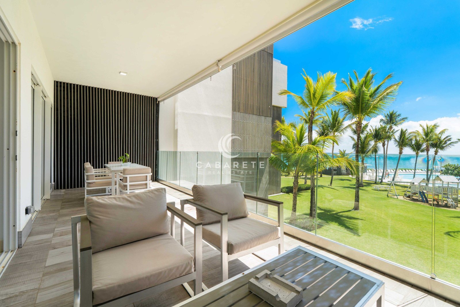 Beachfront condo for sale in Cabarete Kite Beach ocean view terrace direct beach access0 scaled