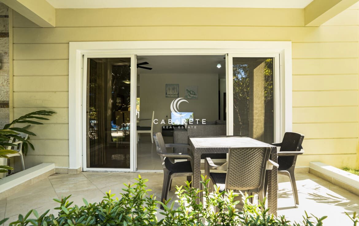 Ground floor garden condo terrace in Pro Cab Cabarete 1170×738 Ground floor garden condo terrace in Pro Cab Cabarete 1170x738