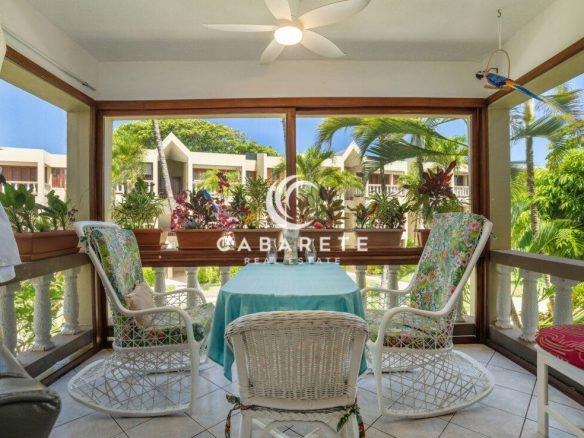 cabarete beachfront condo living room open space 1 1170x738
