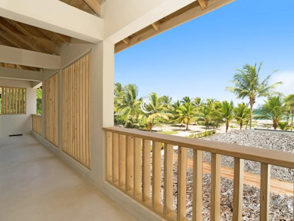 Primary bedroom with private balcony and ocean views in Cabarete