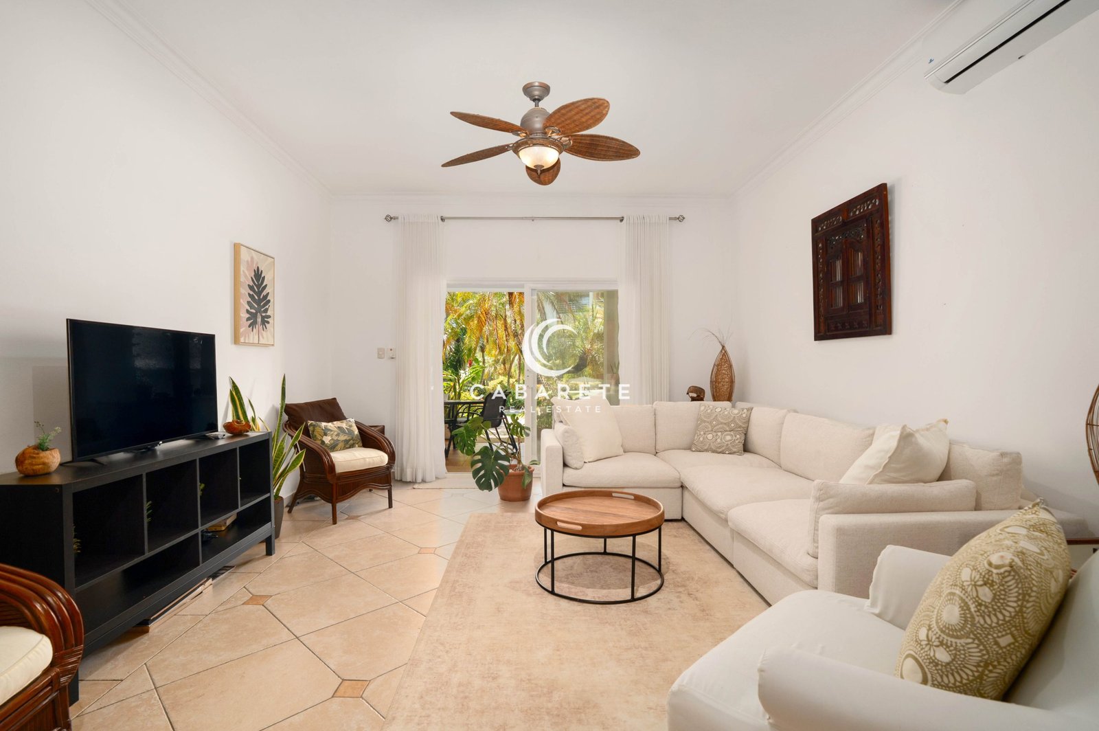 Living Room Ocean Dream Condo Cabarete