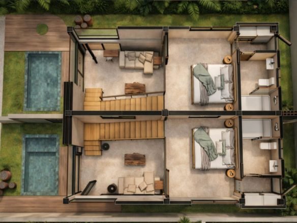 Loft Villas with Private Pool Near Kite Beach, Cabarete