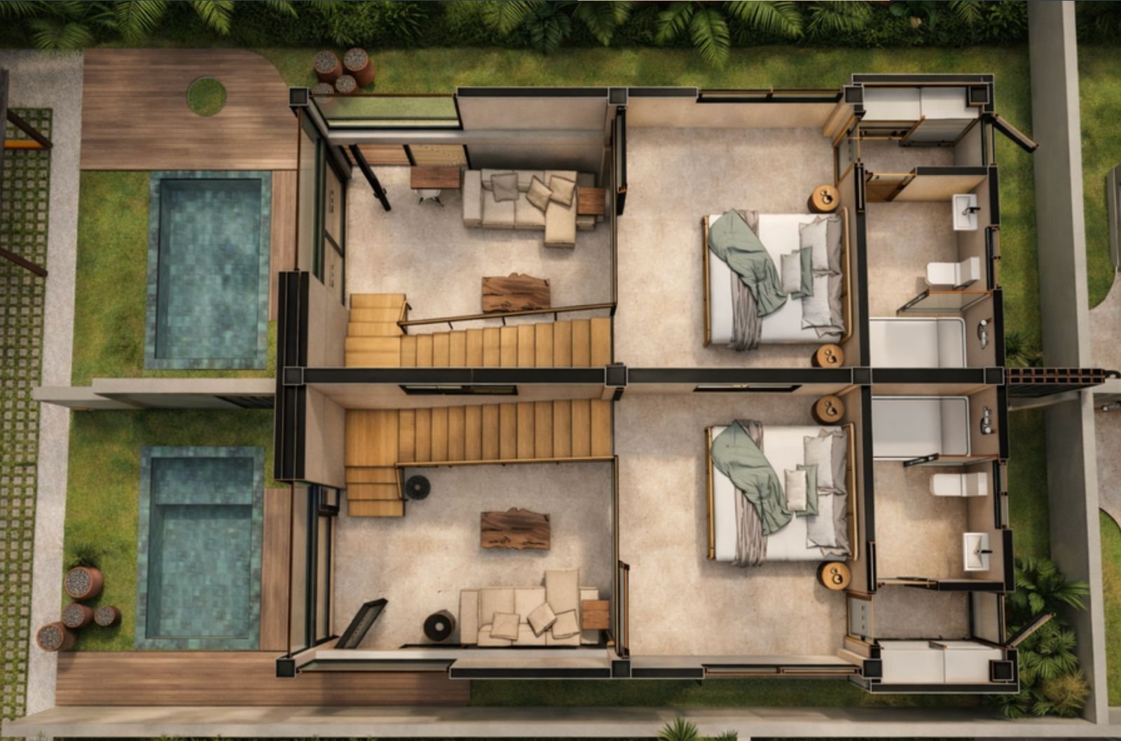 Loft Villas with Private Pool Near Kite Beach, Cabarete